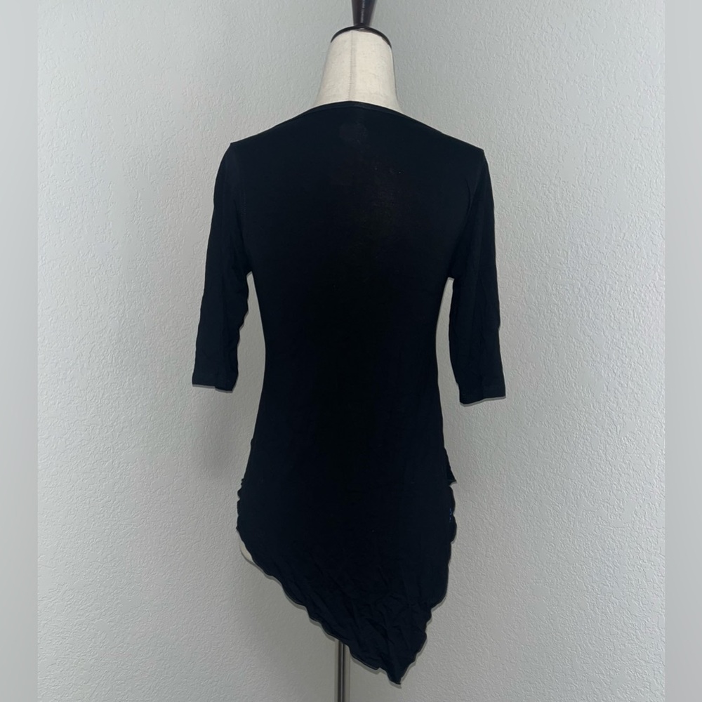 Ay Guey Black MultiColor Skull Top - Picture 3 of 8